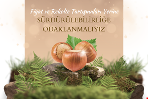 FINDIK ÜRETİMİNDE REKOLTE VE FİYAT TARTIŞMALARI YERİNE SÜRDÜRÜLEBİLİRLİĞE ODAKLANMALIYIZ